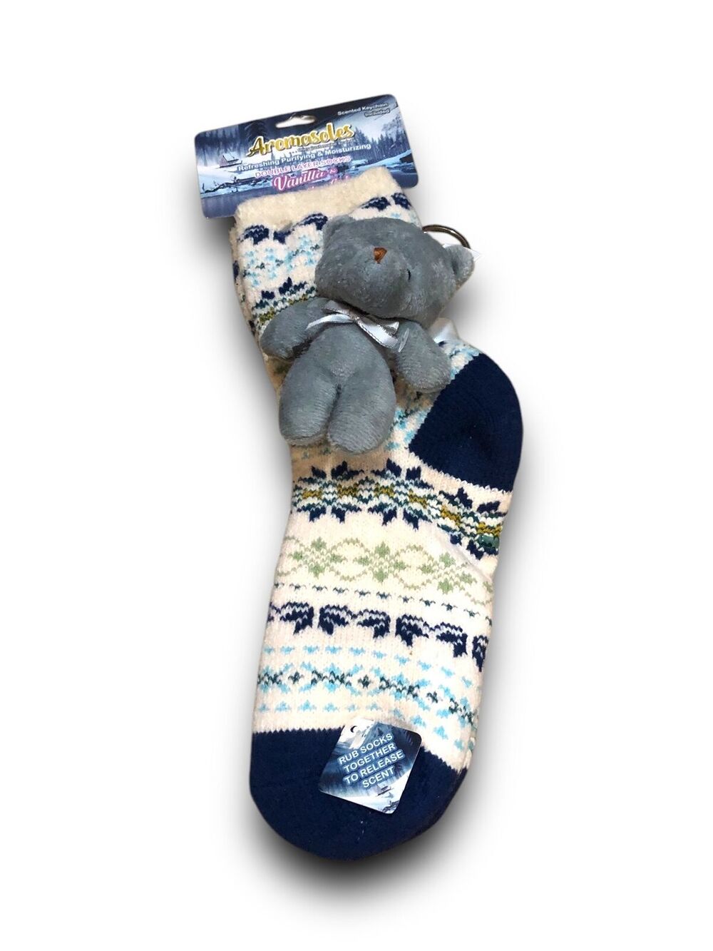 Aromasoles Women's Double Layer Vanilla & Shea Butter Infused Socks